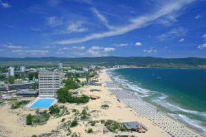 Песчанный пляж Черного моря